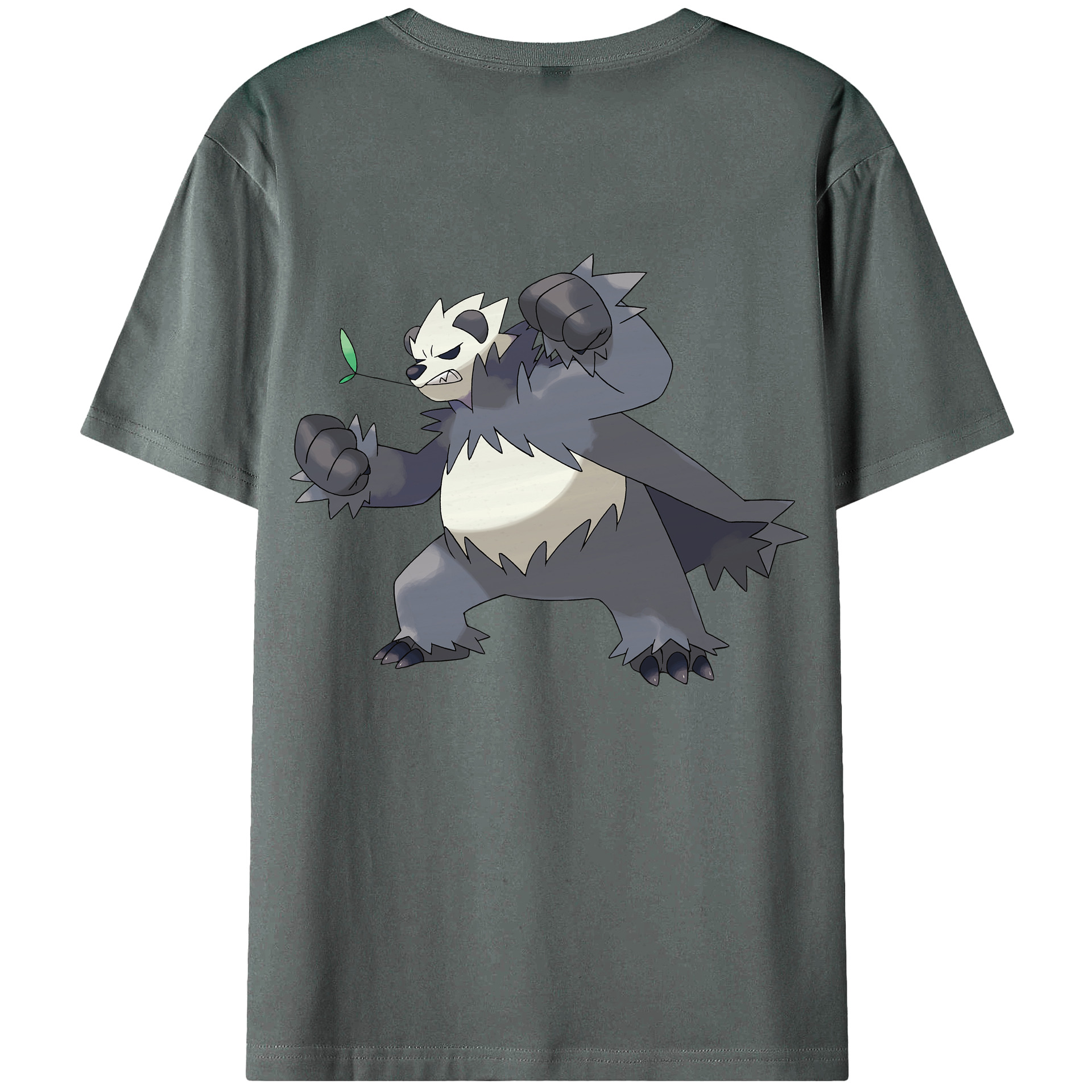 （画像用） ポケットモンスター Pokémon 綿100％ メンズ半袖Tシャツ（バックプリント） 通気性